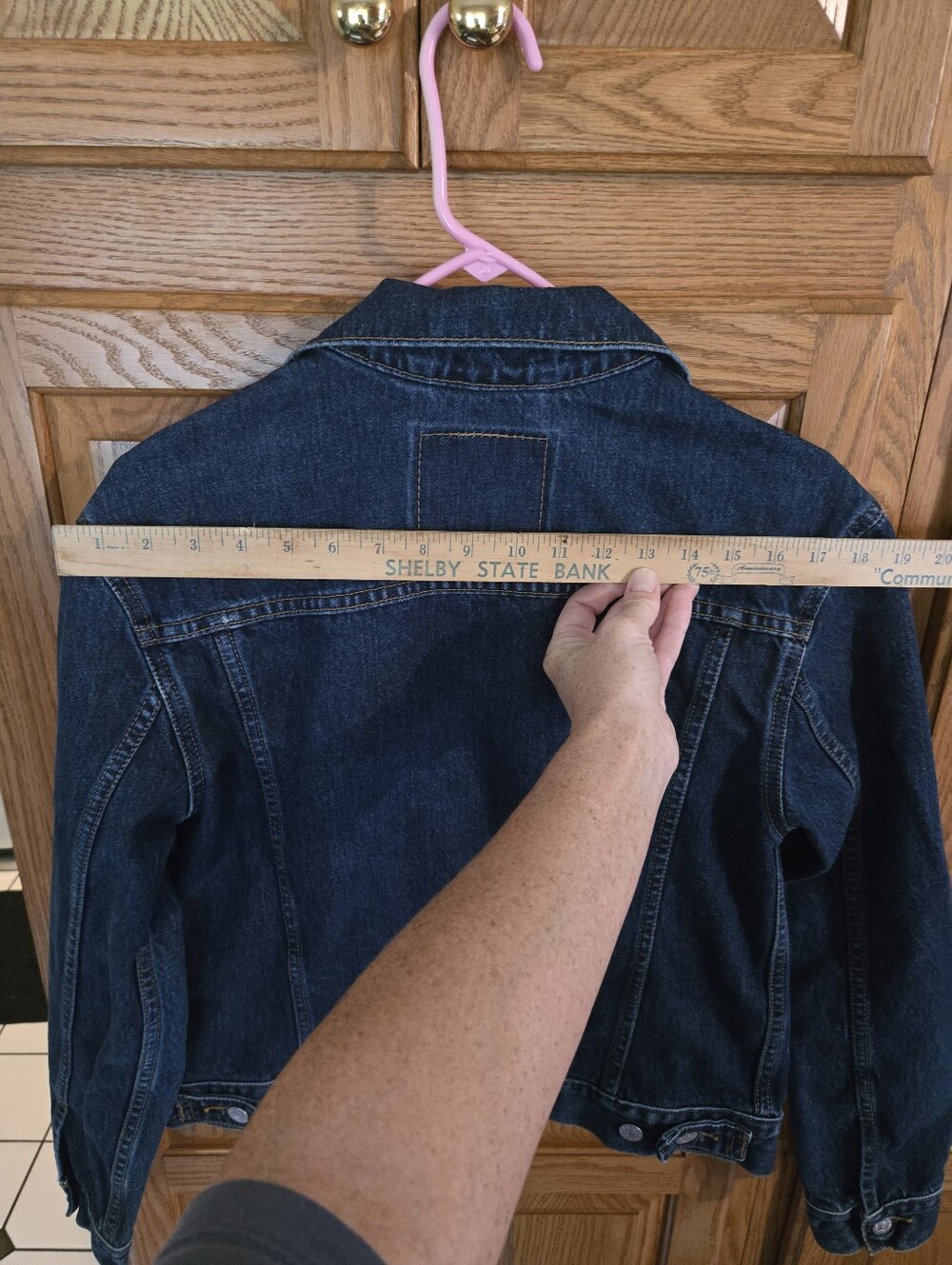 Vintage Levi's Dark Indigo Denim Jacket - Dark Wash- Navy Blue - Picture 7 of 9